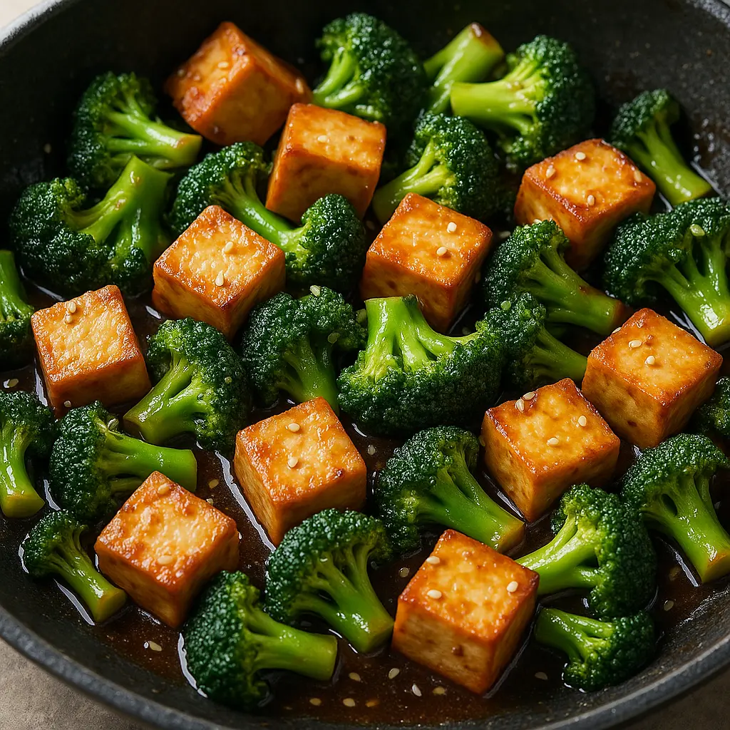Tofu and Broccoli Stir-Fry